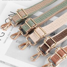 新款2.5cm迷宫款提花涤纶宽肩带女包配饰 可调节减负背带 2025春