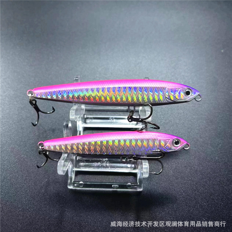 5 Colors Sinking Minnow Lures Deep Diving Minnow Lures Fresh Water Bass Swimbait Tackle Gear