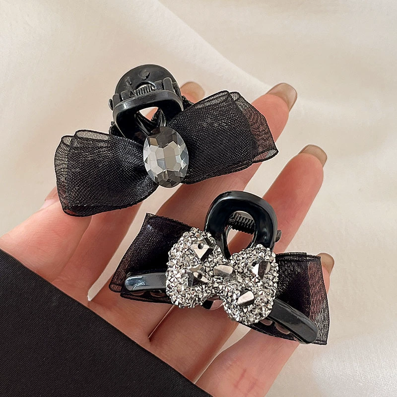 Акулья символ с бантом, заколка для волос, Crab pin, аксессуар для волос, стиль высокого качества, стиль лёгкая роскошь