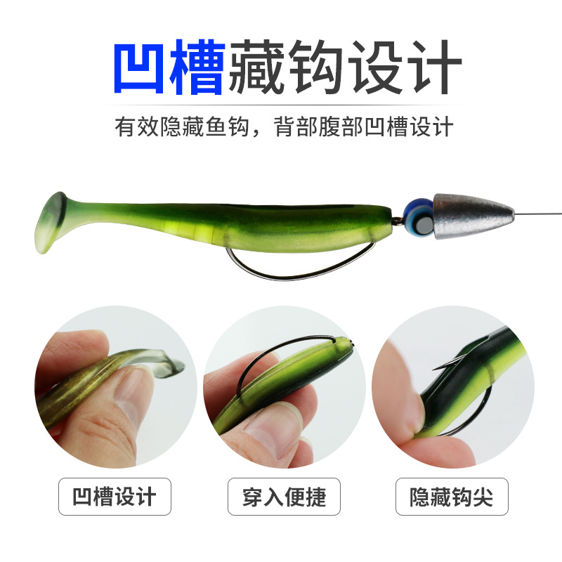 6 Colors Paddle Tail Fishing Lures Soft Plastic Baits Fresh Water Bass Swimbait Tackle Gear