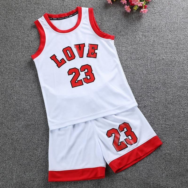 A generation of children's basketball suit sleeveless children's basketball performance suit training camp competition suit jersey