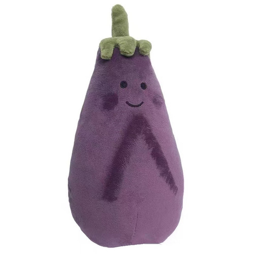 Stuffed Animal Plush Doll Mr. Eggplant Funny Gift for Birthday - Creative Three-Fresh Style, Suitable for Both Boys and Girls