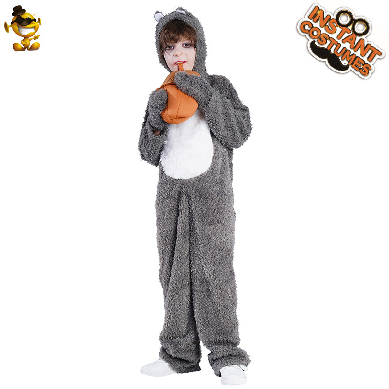 Transfronteriza de Halloween de Los Niños de ardilla mono del partido del rendimiento de la etapa traje cos outfit