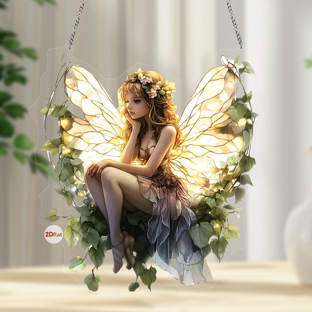 Amazon Wings 2D plano acrílico pared colgante ventana colgante para decoración interior y exterior