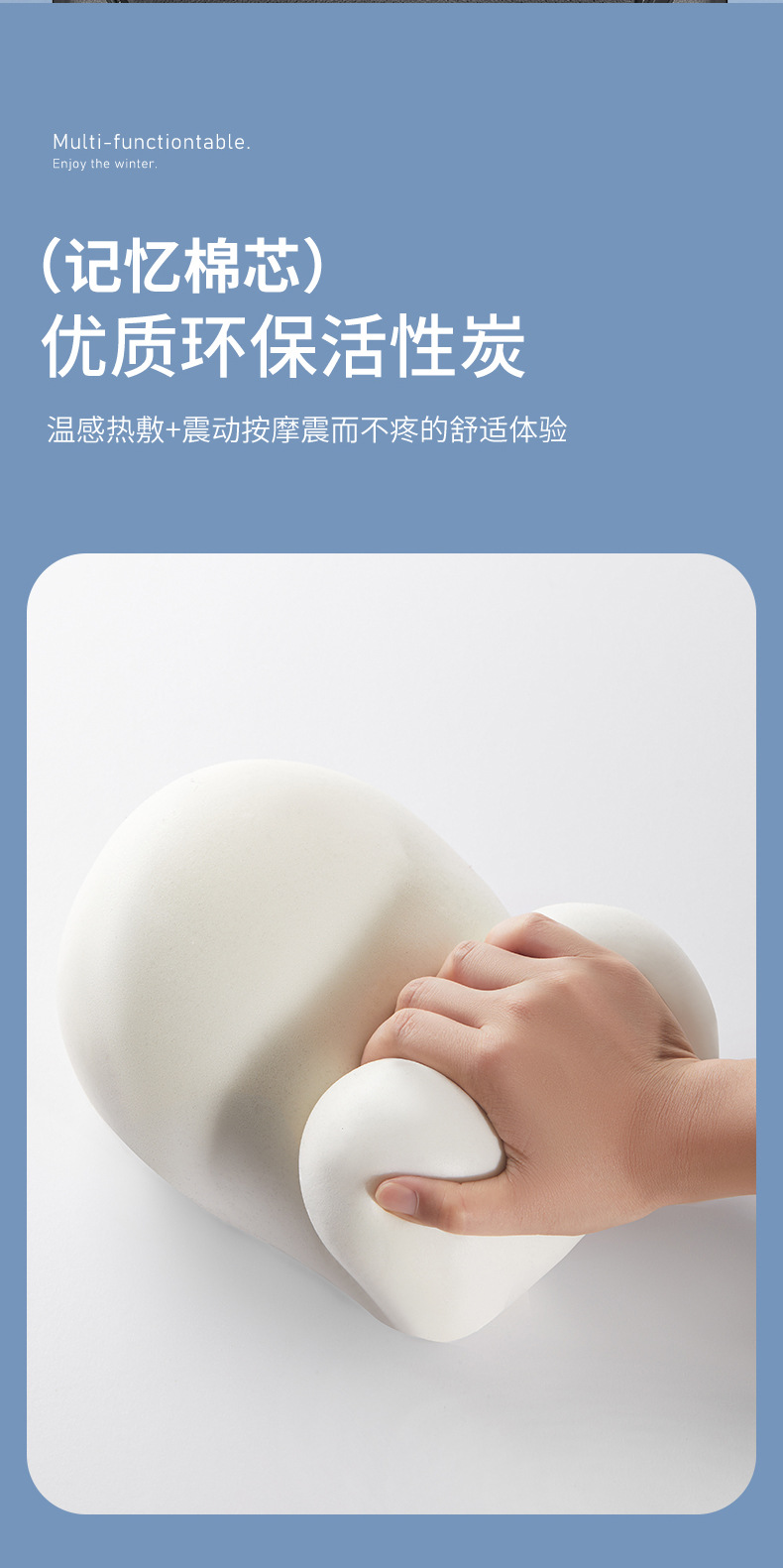 Car electric massage headrest neck pillow car pillow car pillow a pair of car neck pillow seat lumbar support