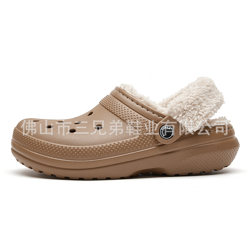 Zapatos de algodón cálido de cacho de cacho