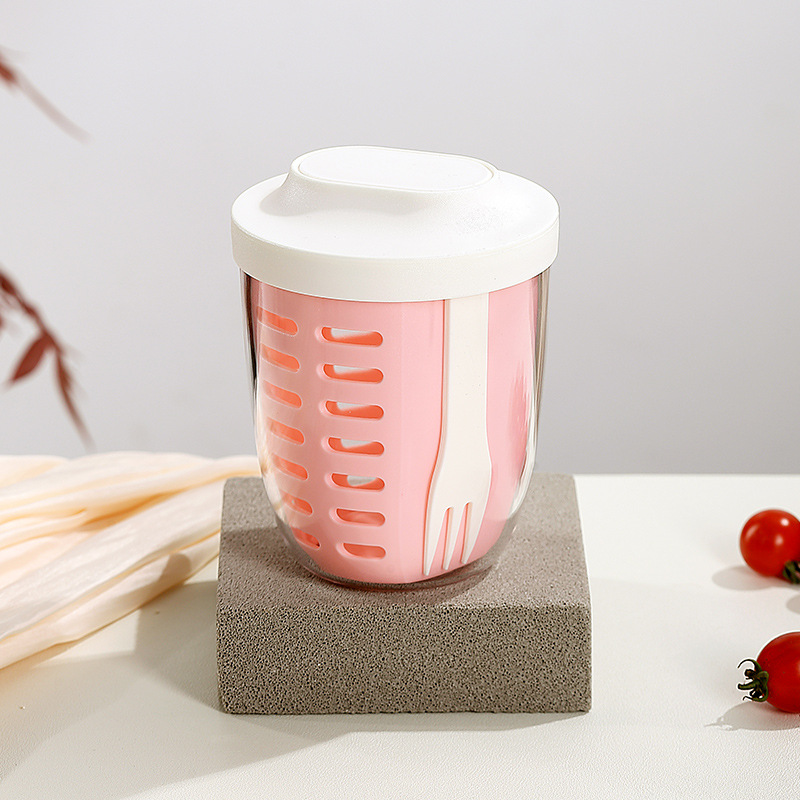 화이트 뚜껑 파우더컵 [식품등급PP] 650ml [기본모델]