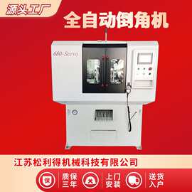 全自动倒角机自动进退倒去毛刺机坡口机管材成型伺服双头高效