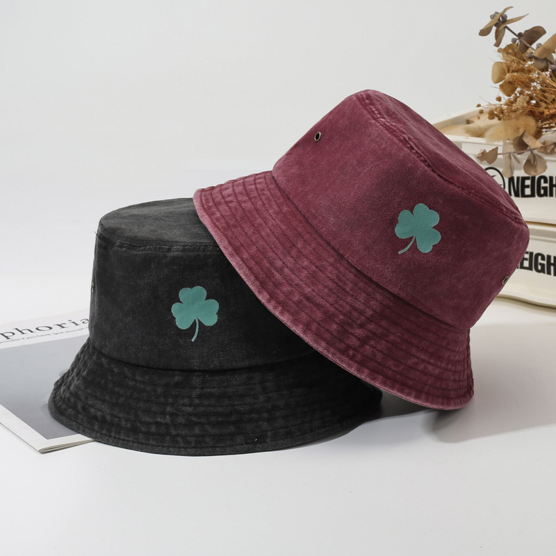 Elemental Irish Retro Epr Bucket Hat Ly Cross-Border Y Couple Embroidered Green Fisherman Hat Unisex Clover Raz Elemental Irish Retro Epr Bucket Hat Ly Cross-Border Y Couple Embroidered Green Fisherman Hat Unisex Clover Raz
