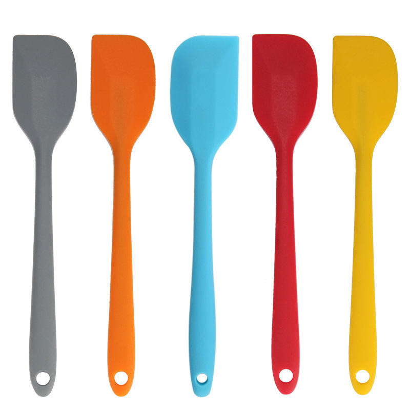Silicone spatula small size one-piece cream spatula all-inclusive jam spatula baking tools cake butter spatula