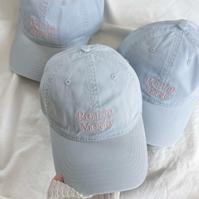 Spring Is Here! the Blue and Pink Color Scheme Is Eye-Catching at First Glance~ Korean-Style Baseball Cap for Women That Makes the Face Look Smaller Spring Is Here! the Blue and Pink Color Scheme Is Eye-Catching at First Glance~ Korean-Style Baseball Cap for Women That Makes the Face Look Smaller