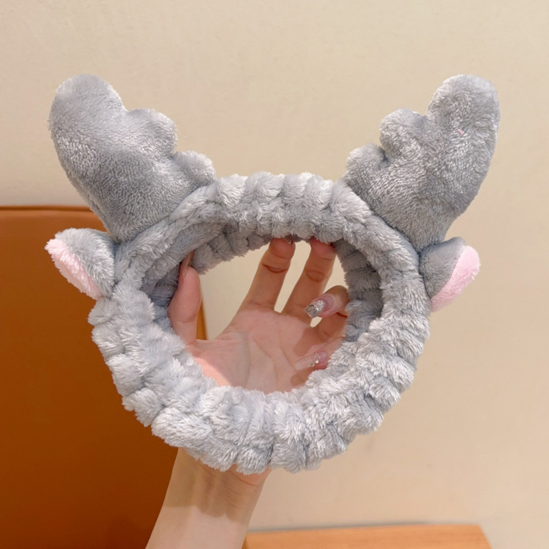 Pelusa para lavar la cara de la banda de cabello para las mujeres 2025 nueva máscara especial antideslizante no girar cinturón de cabello lindos toque de cabello