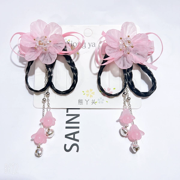 Six -petal braid bell pink