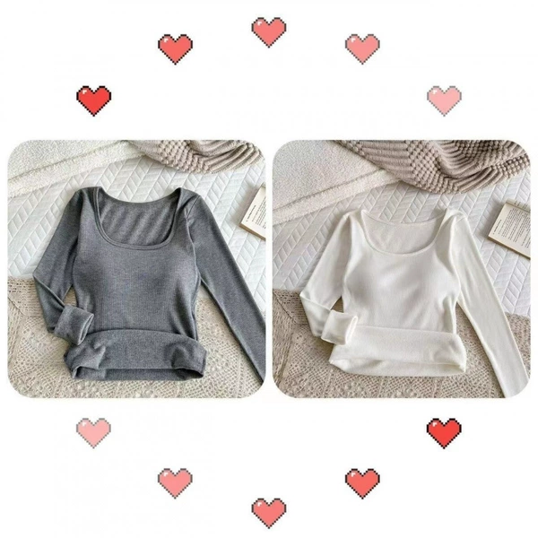 White + gray [brushed-high quality] two-piece pack