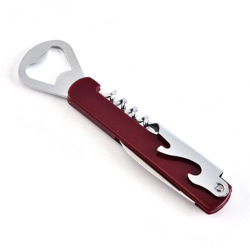 Stainless steel bottle opener, creative red wine bottle opener, wine opener, household portable multi-function bottle opener