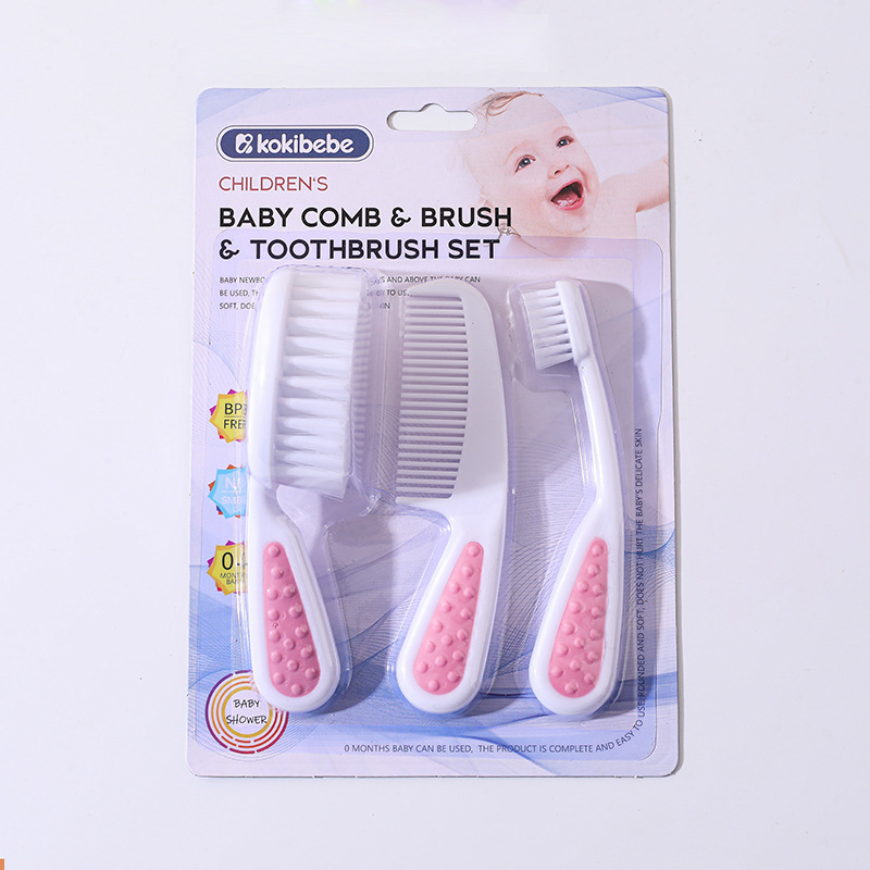 Set de Cepillos de Baño y Cepillo de Dientes Infantil PP Cerdas Suaves para Niños y Bebés image 7