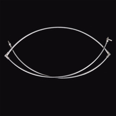 源頭廠家不鏽鋼可摺疊空心抄網圈 漁具配件釣魚印