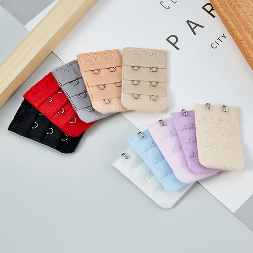 [Full] Three rows and two buttons/bra extension buckle/bra buckle/underwear extension buckle/adjusting buckle