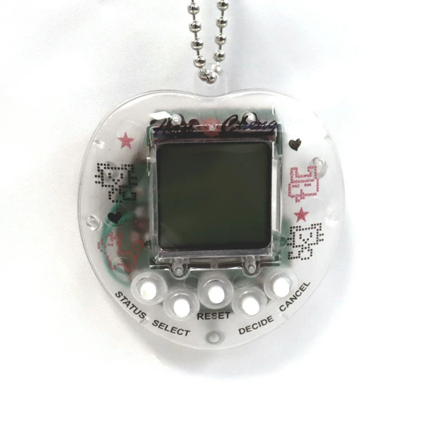 White transparent peach heart [bag]