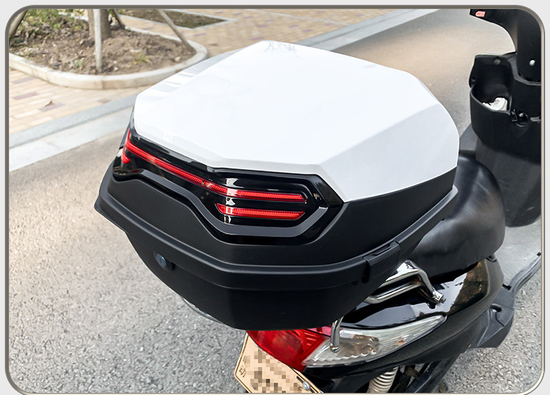 Suitable for Electric Vehicle Motorcycle Trunk Large Capacity Waterproof Wear-Resistant Durable Anti-Fall Electric Vehicle Storage Trunk
