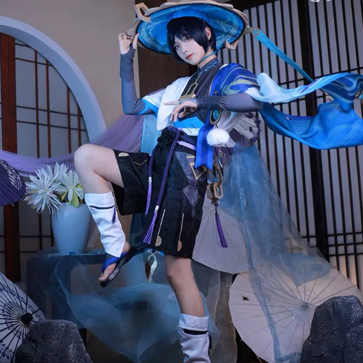 原神流浪者cos服cosplay服装全套c服游戏动漫衣服