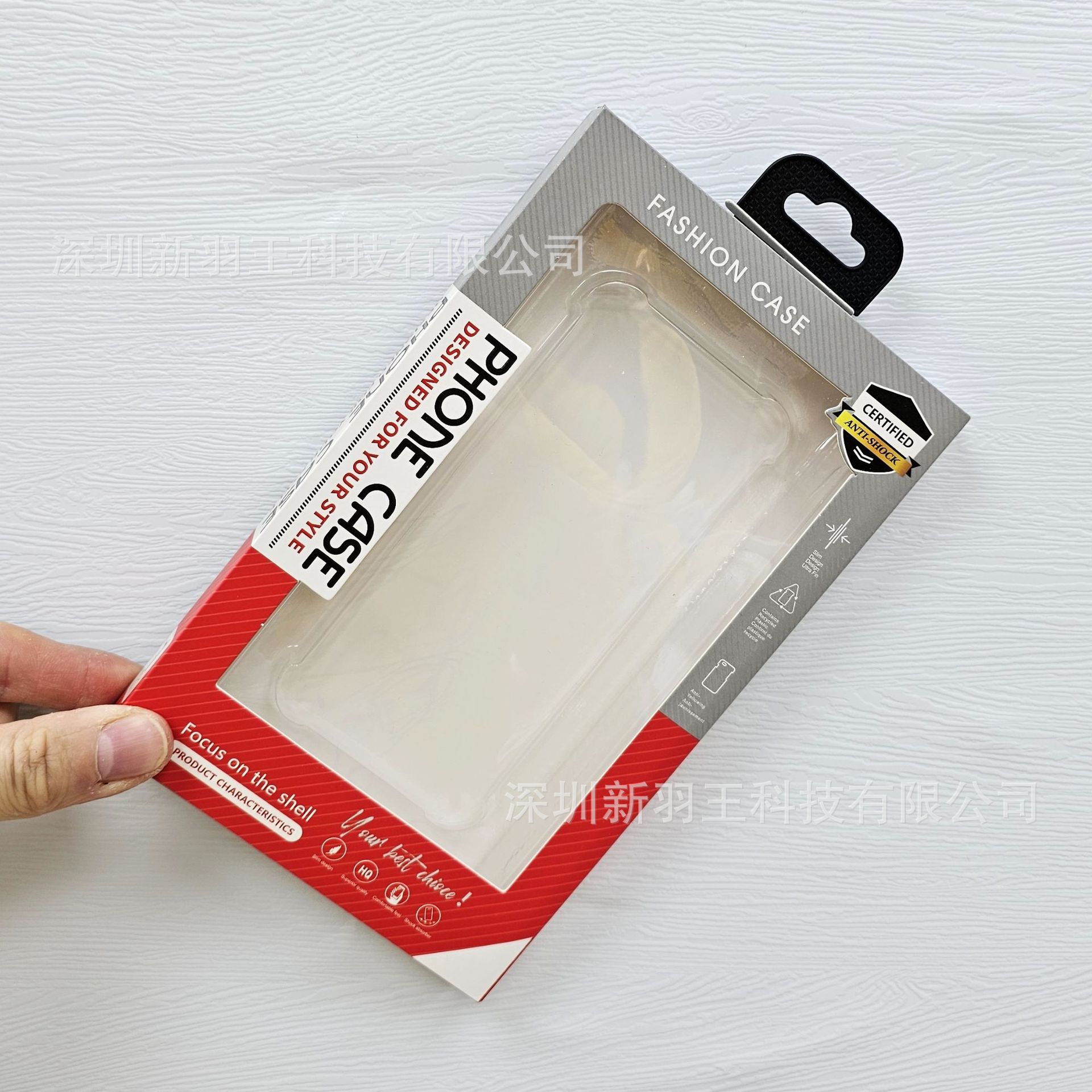 300g Fugui 장착 레드 그레이 (192*120*19)mm 두꺼운 물집