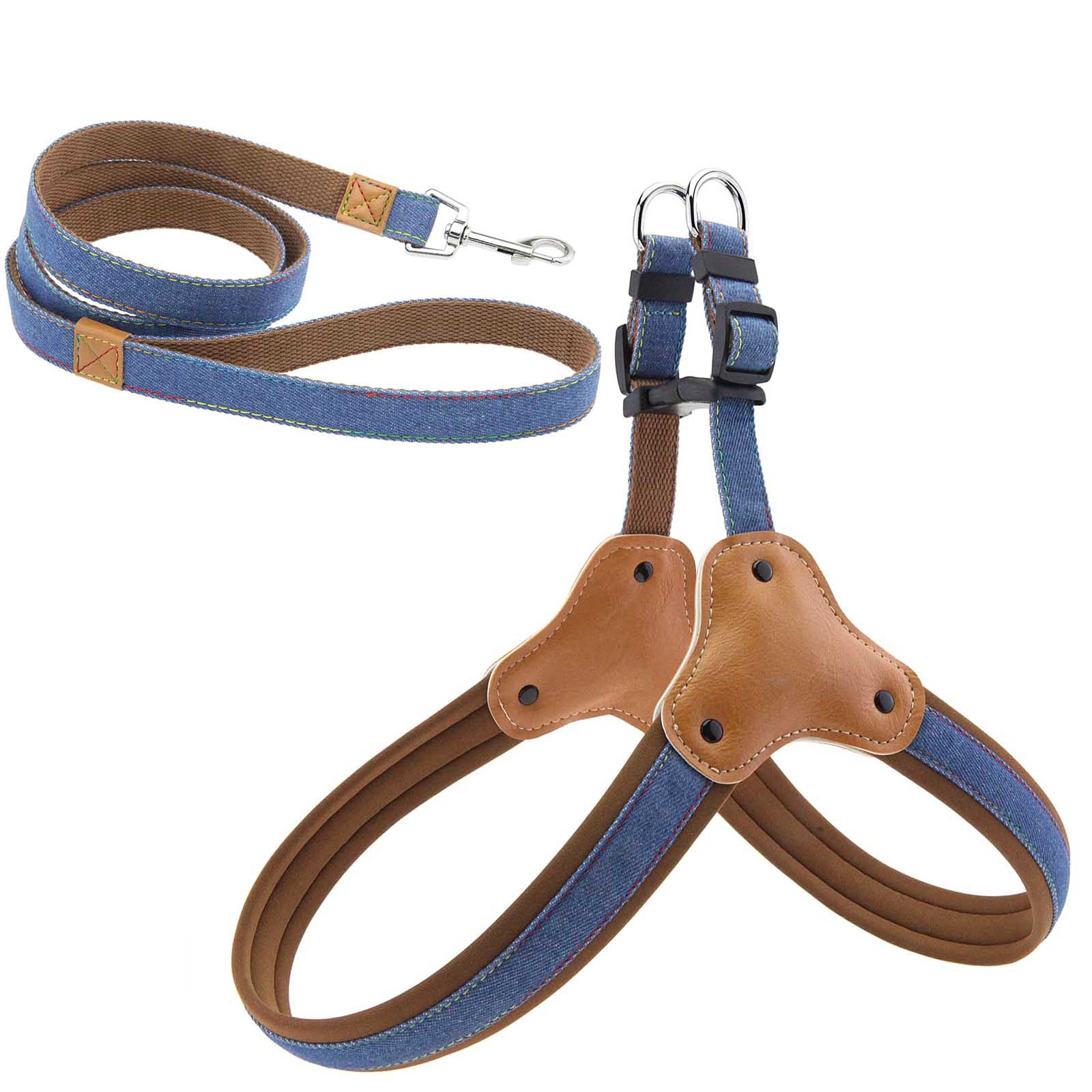 Pet Traction Rope Y-shaped Dog Chest Strap Explosion-proof Breathable Adjustable Medium and Large Dog Saddle Dog Walking Rope Chain