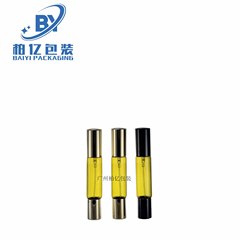 热销两用双头滚珠喷雾瓶直圆香水分装瓶旅行便携化妆品透明玻璃瓶