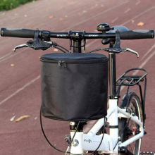 大行折叠车自行车前车筐车篮帆布篓 电动车挂篮单车菜篮子头盔包