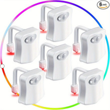 Q 96826 8-Color Toilet Sensor Light 8 ɫ��Ͱ��Ӧ�ƿ羳�¿�ŷ