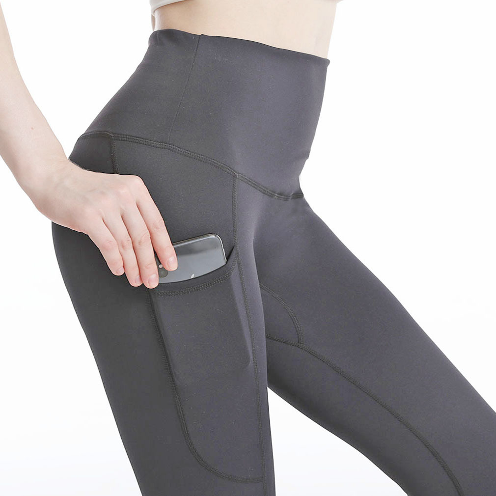 pantalones de yoga de fitness de alta elasticidad ajustados de cintura alta para levantar la cadera nihaostyles ropa al por mayor NSOUX85027