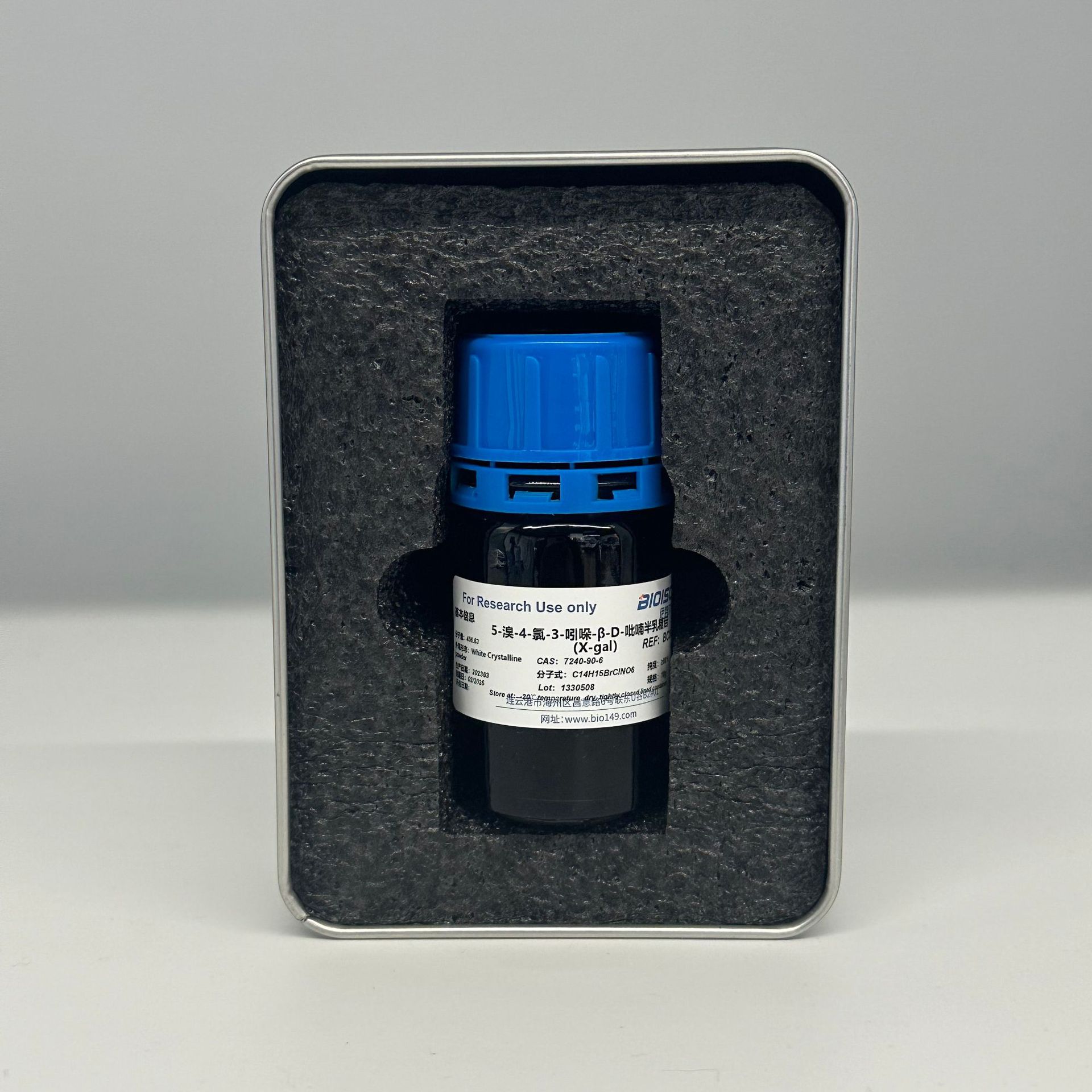 伊势久-5-溴-4氯-3吲哚基β-D半乳糖 X-gal 100mg cas:7240-90-6