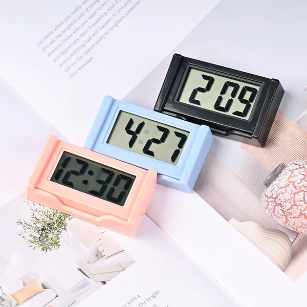 Car Electronic Clock, Car Electronic Watch, Large Screen, Suitable for Students Studying and Exams, Mini Silent Large Digit Hours