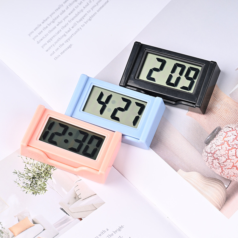 Car Electronic Clock, Car Electronic Watch, Large Screen, Suitable for Students Studying and Exams, Mini Silent Large Digit Hours Car Electronic Clock, Car Electronic Watch, Large Screen, Suitable for Students Studying and Exams, Mini Silent Large Digit Hours