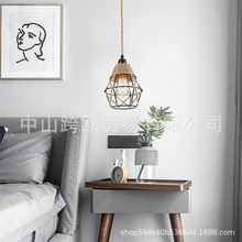 跨境新款北欧现代吊灯餐厅吧台插入式挂灯客厅卧室悬挂灯美式灯具