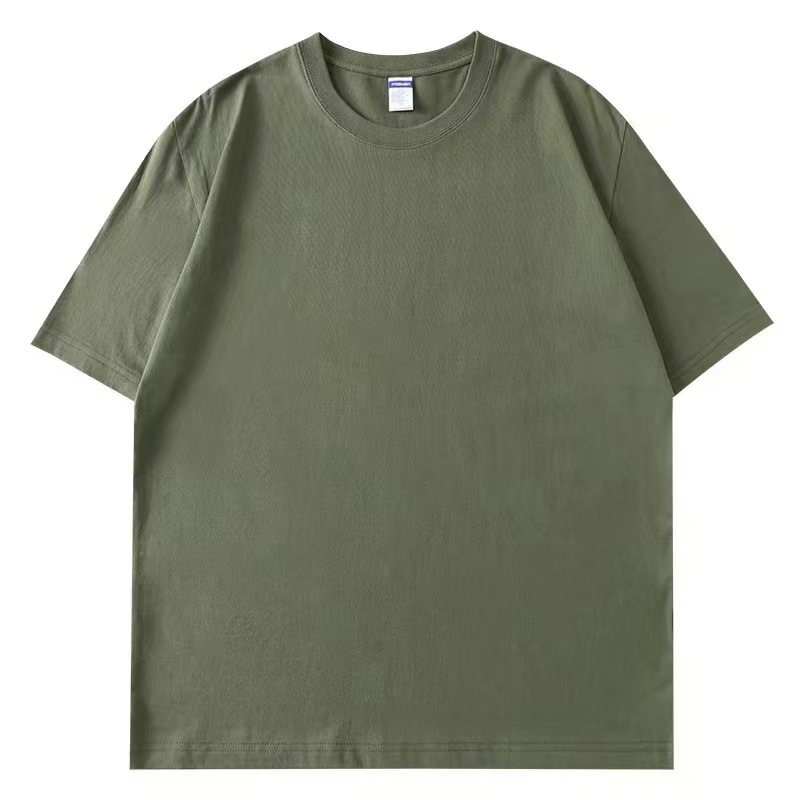 高品質tシャツ260グラム重ポンド純綿落肩tシャツ半袖男ins潮五分袖中袖シャツ|undefined