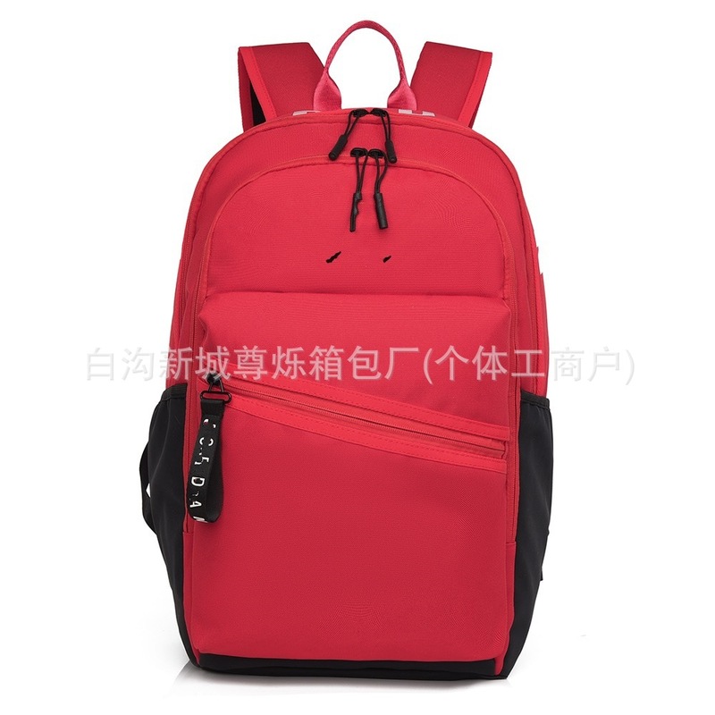 新しいフライングマン aj baby's breath スクールバッグ大容量男性と女性の学生スポーツバックパック中学校と高校のコンピュータバッグバックパック|undefined