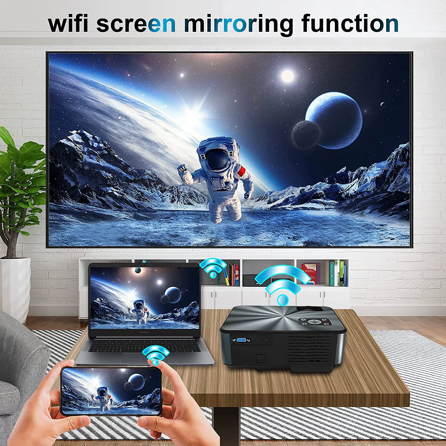 2025 проектор для отеля, домашнего зала, 4K, высокая четкость, прямая проекция, домашний кинотеатр