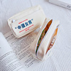 Capacious Chinese double-layer pencil case for elementary school students