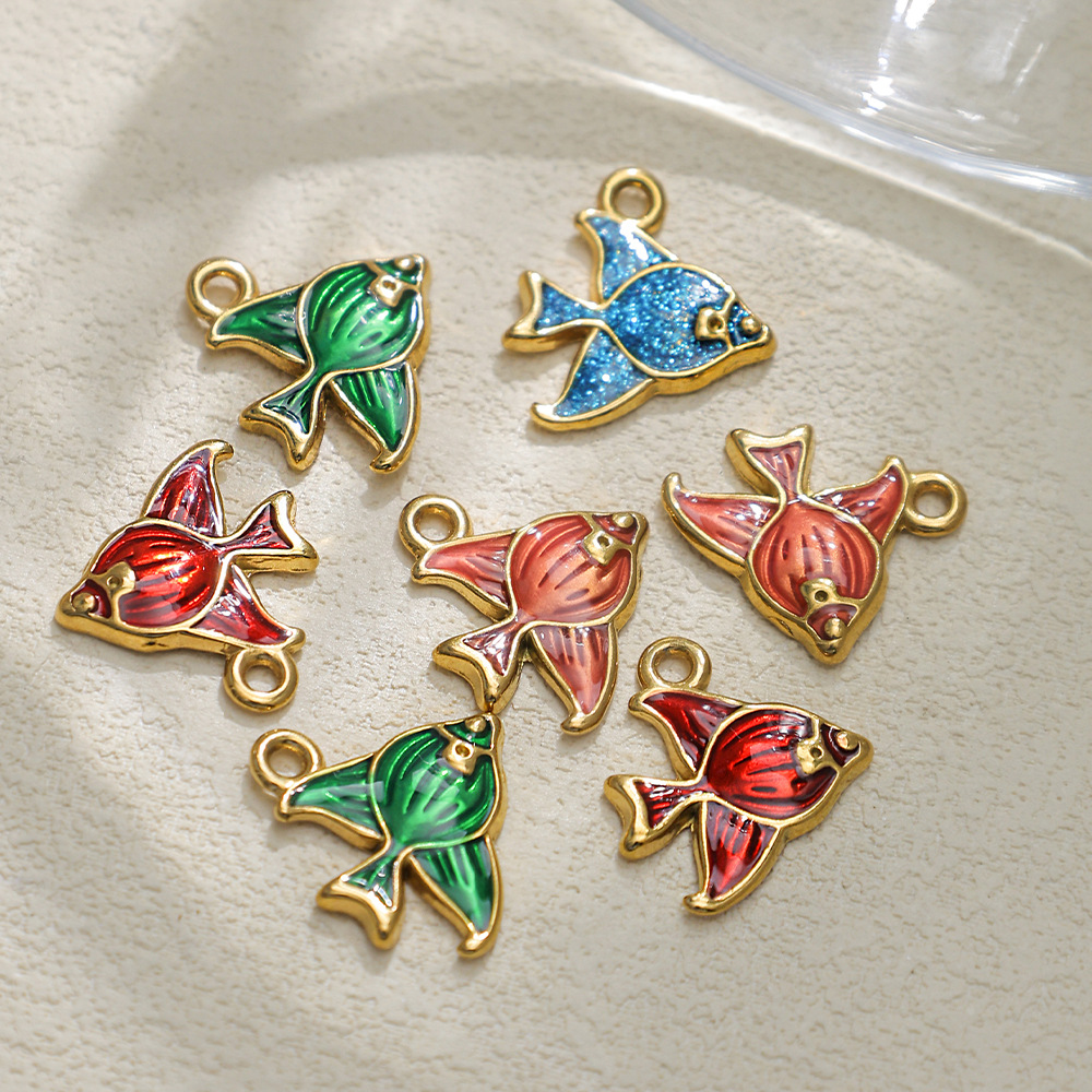 1 Piece 304 Stainless Steel Fish Polished Pendant DIY Ornament Accessories display picture 8