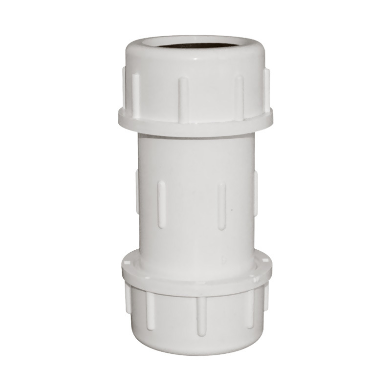 Suministro de Agua PVC conexión rápida engrosada junta de expansión rápida plástico viscosa enchufe engrosado gris suministro de agua accesorios de tubería