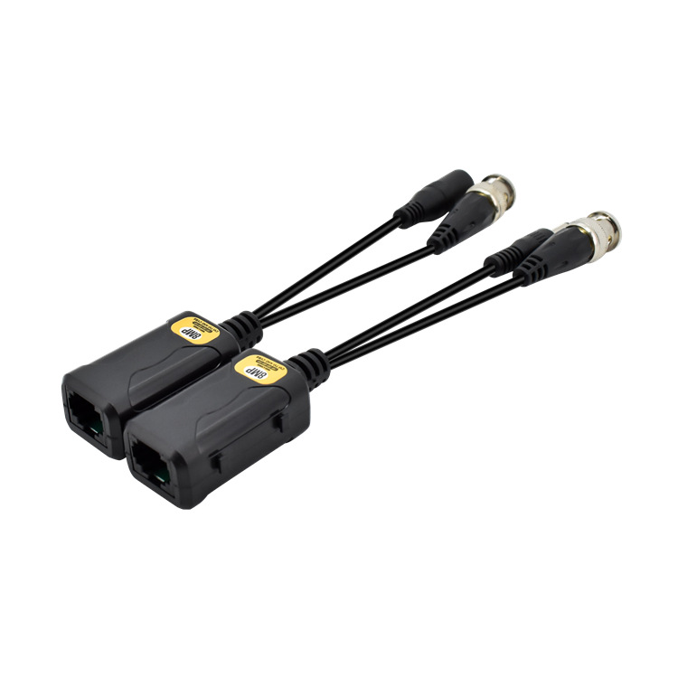 跨境推荐AHD TVI CVICVBS 8mp Balun视频电源二合一双绞线传输器