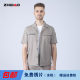 Pure Cotton Summer Work Clothes Dirty Resistant Thin Welder Cotton Breathable Work Clothes for Construction Site suit Reflective Strip Free Embroidered Characters