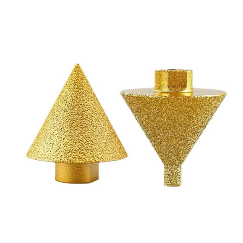 M10M14 cónico soldadura de diamante chanfer reamer de mármol molino angular chanfer broca de molienda broca