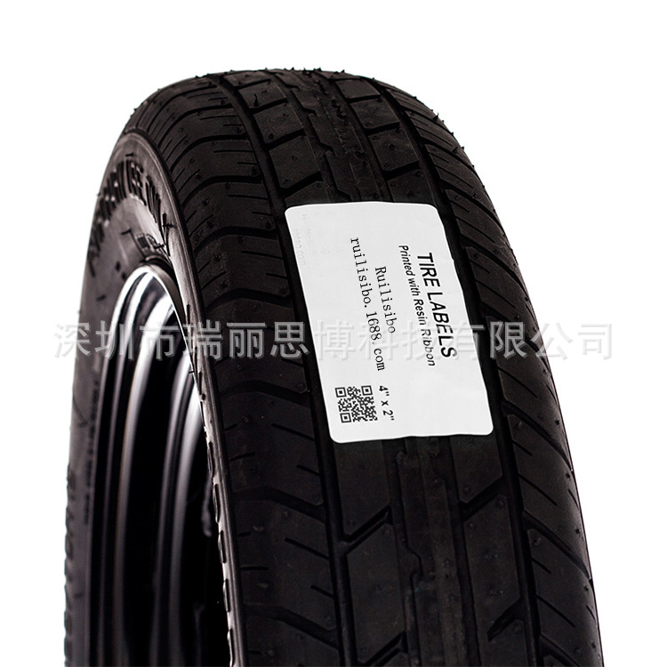 Mayorista para rastreo de activos y control de inventario etiqueta adhesiva de neumáticos de alta resistencia etiqueta de neumáticos duraderos