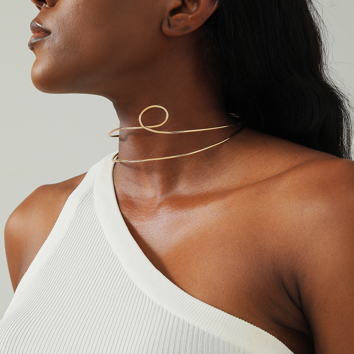 Fashion Geometric Alloy Hollow Out Choker display picture 1