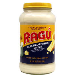 RAGU乐鲜美国进口双重经典艾弗德芝士调味酱453g/瓶家庭用商用酱