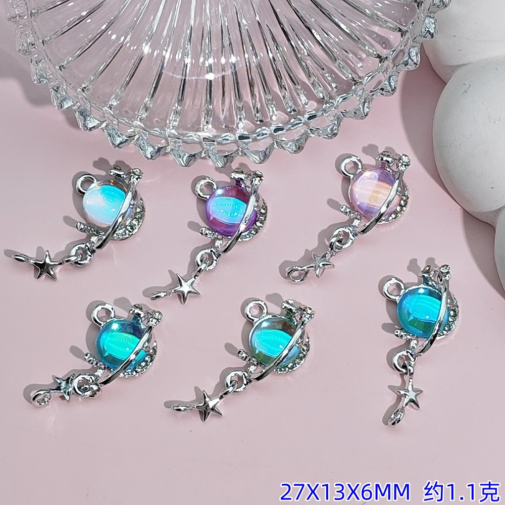 Exquisitos accesorios de joyería colgante de diamante de alta protección ultravioleta al por mayor collar DIY artesanal colgante de materiales de ropa de pulsera