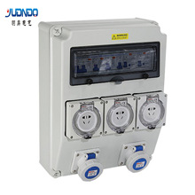 供應塑料配電箱 檢修電源箱 壁掛式室外工地便攜掛壁PC工業插座箱