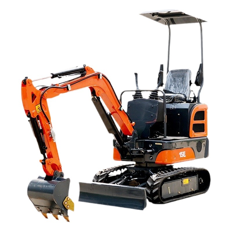 Mini excavadora transfronteriza microexcavadora agrícola de apertura de tierras en interiores limpieza agrícola de excavación de suelos domésticos pequeña excavadora